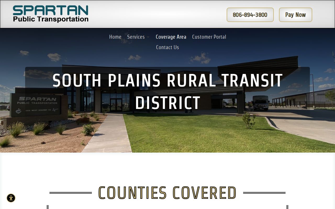 SPARTAN demand-response transportation coverage for Scurry County